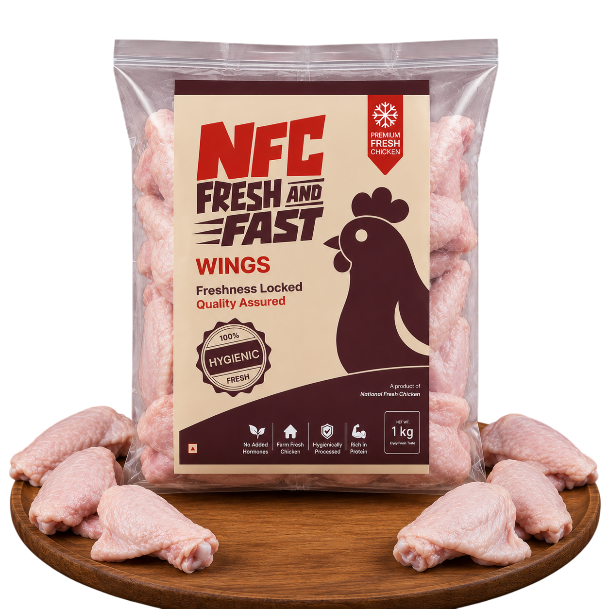 Fresh whole chicken